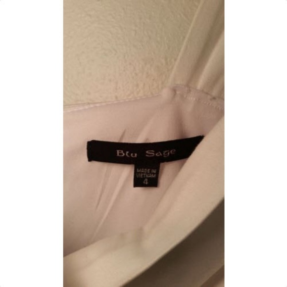 Blu Sage Black white Floral Pleated Sun Dress 4 - Picture 2 of 4